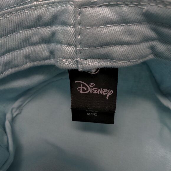 Disney Bambi Butterfly Bucket Hat Blue One Size Embroidered Vent Holes - Picture 8 of 9